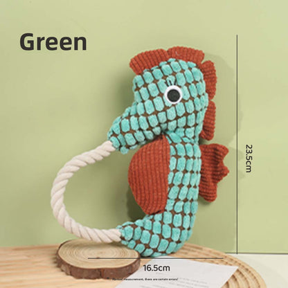 Squeaky Dog Toy Pineapple Fleece Chew Resistant Puppy Teething Chew Toy for Small Medium Dogs Like Corgi Golden Retriever Boredom Relief Interactive Pet Toy