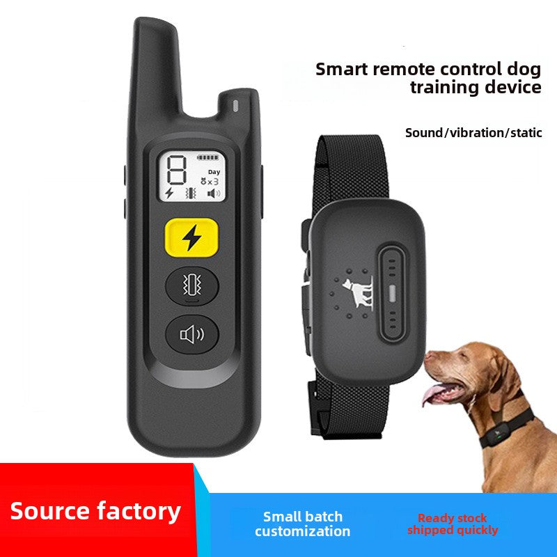 Smart Remote pet trainer stop bark collar anti-bark electric pet training collar