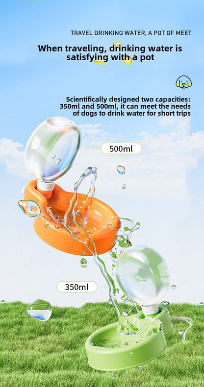 Portable PET water bottle for outdoor activities