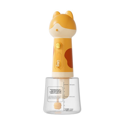 Smart Pet Bubble Machine with Cute Deer Look for Dog Cat Shower