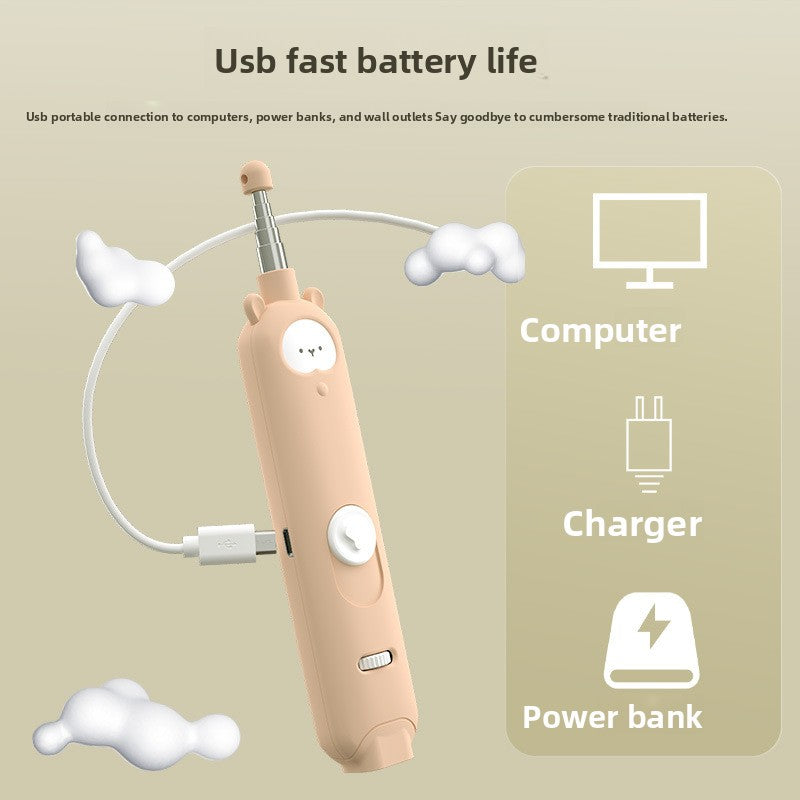 Infrared Laser Cat Teaser Wand with Detachable Feather Bell Interactive Cat Toys for Boredom and Exercise