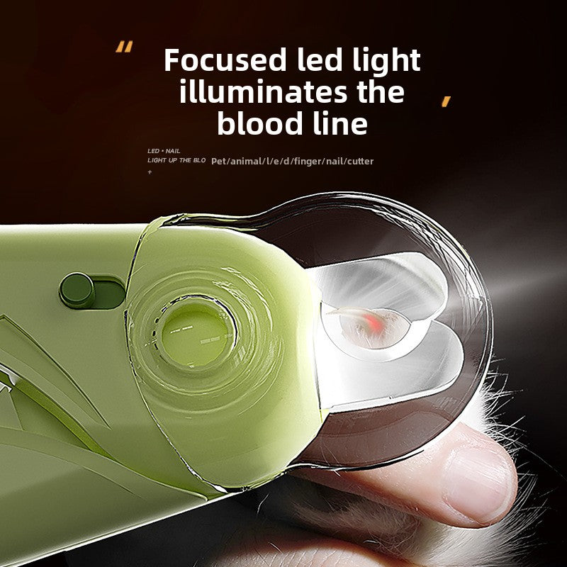 Beginner Friendly Cat Dog Nail Clipper with Light and Bloodline Indicator