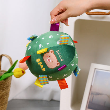 Interactive Squeaky Ball Dog Toy Large Plush Chew Toys for Boredom Relief and Energy Consumption for Golden Retriever Corgi Labrador Medium Large Breed Dogs