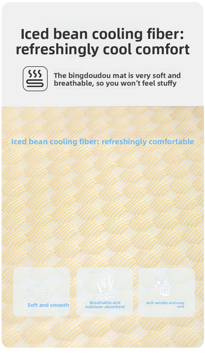 Breathable Cooling Dog Bed for Summer Big Eyed Monster Sofa Mat Small Dog Cat Nest Pet House Washable