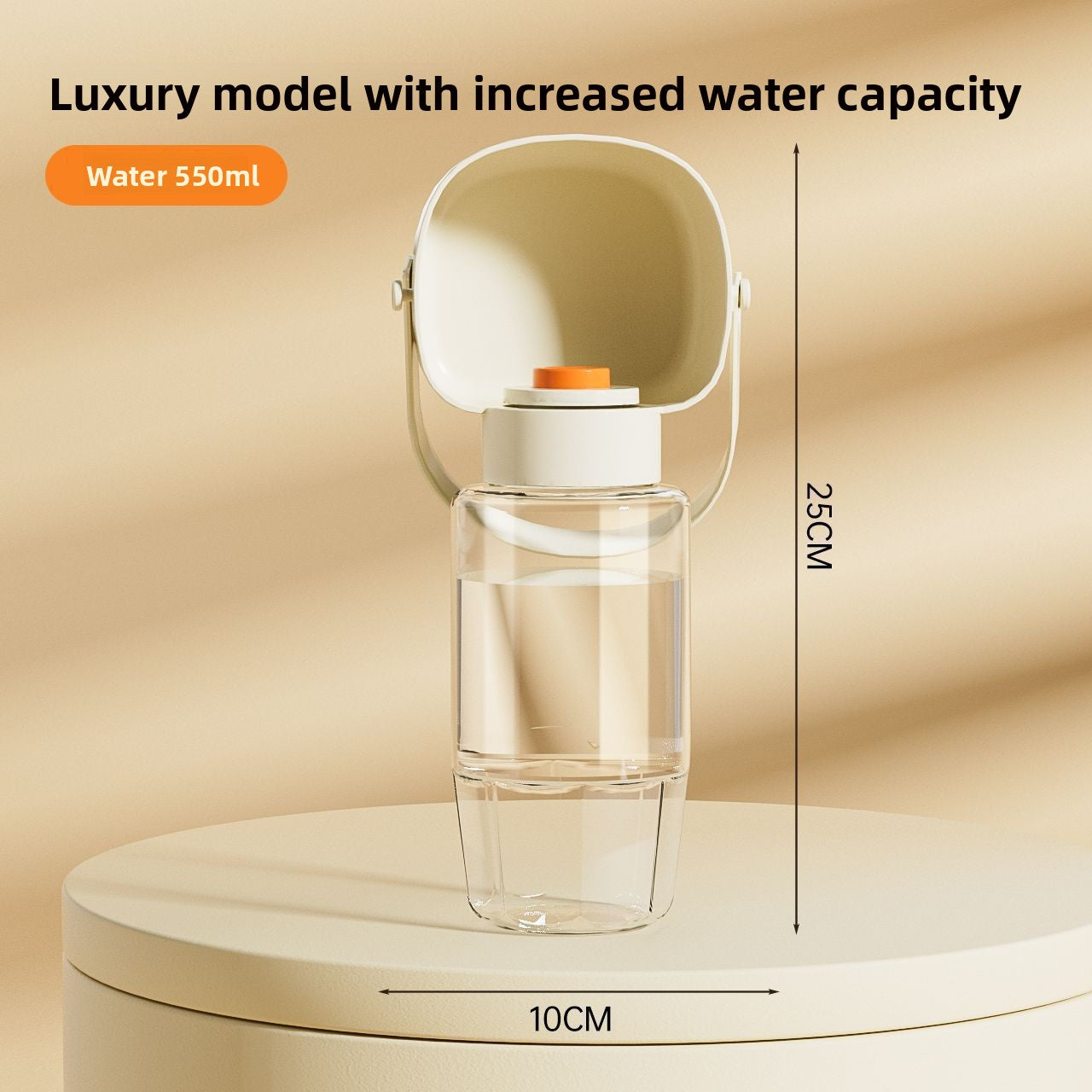 Leakproof Portable Dog Water Bottle Outdoor Travel Water Dispenser with Collapsible Bowl for Dogs On The Go Walking Hiking Camping and Travel