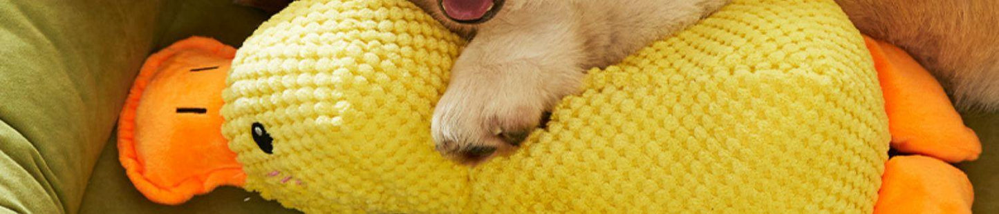 Dog Puppy Plush Doll Relieving Stuffy Self Hi Sound Bite Resistant Toy