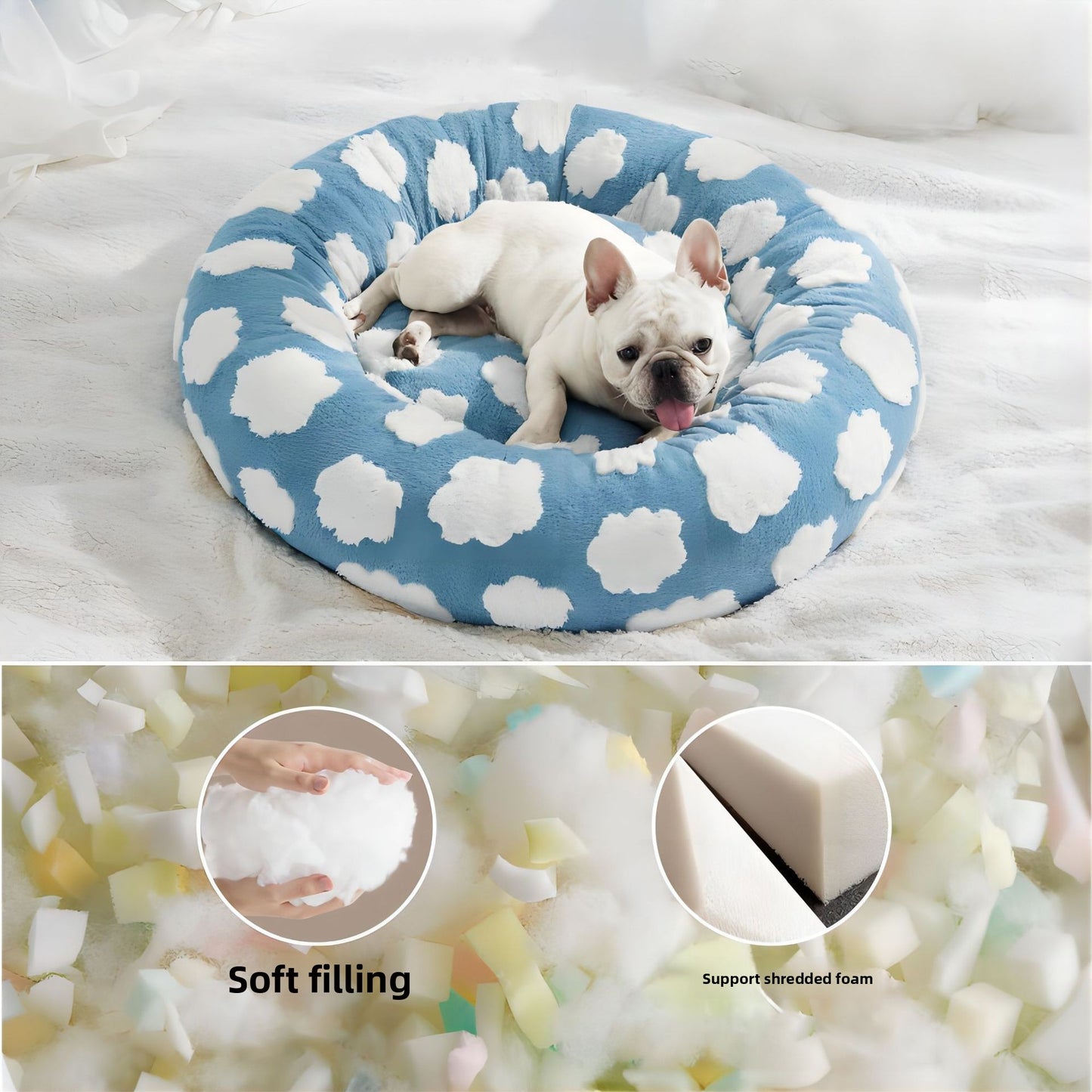 New Pet Bed Deep Sleep Autumn Winter Warm Cat Bed Winter Dog Bed Pet Supplies