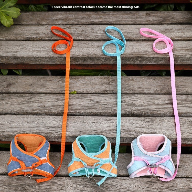 Pet Harness Leash for Safe Outdoor Adventures