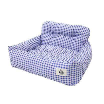 Heavy Duty Waterproof Dog Car Seat Cover Non Slip Pet Bed Mat with Safety Belt for Cars Trucks and SUVs Washable Travel Cushion for Dogs and Cats