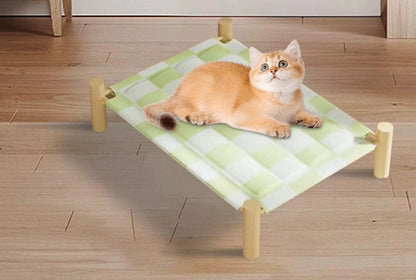 AllSeason Universal Cat Bed Removable Washable Summer Cool Nest for Pets