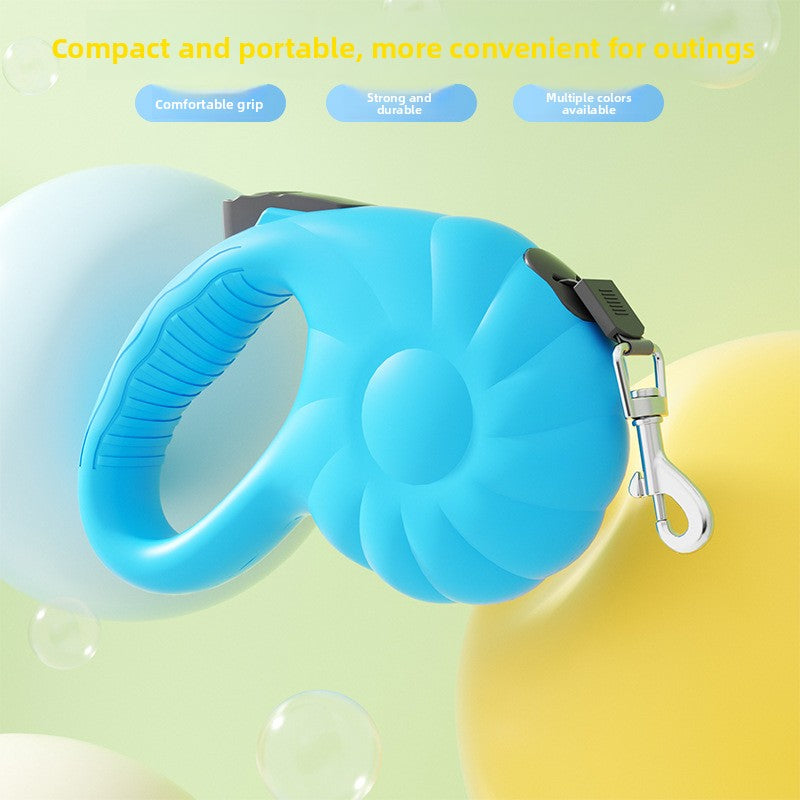 Pumpkin 5M Auto Retractable Explosion Proof Dog Leash for Small Medium Dog Walking