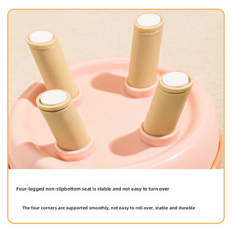 Donut High Raised Dog Bowl Anti Spill Slow Feeder with Neck Support for Large Medium Small Dogs and Cats Pet Food Water Bowl