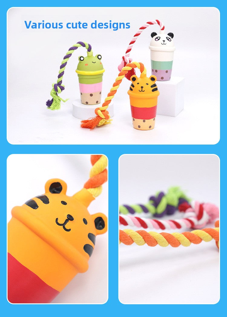 Interactive Dog Toys with Squeaky Sound Chew Durable for Small and Medium Dogs Self Entertainment Toy to Relieve Boredom Exhaust Energy Pet Chew Supplies