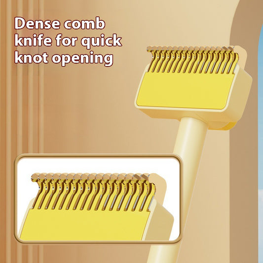 Pet Dematting Thinning Comb for Dogs Cats Removing Loose Hair