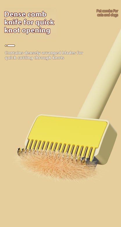 Pet Dematting Thinning Comb for Dogs Cats Removing Loose Hair