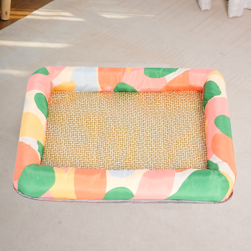All Season Universal Pet Cooling Mat Bed Cushion for Bichon Dog Cat Summer