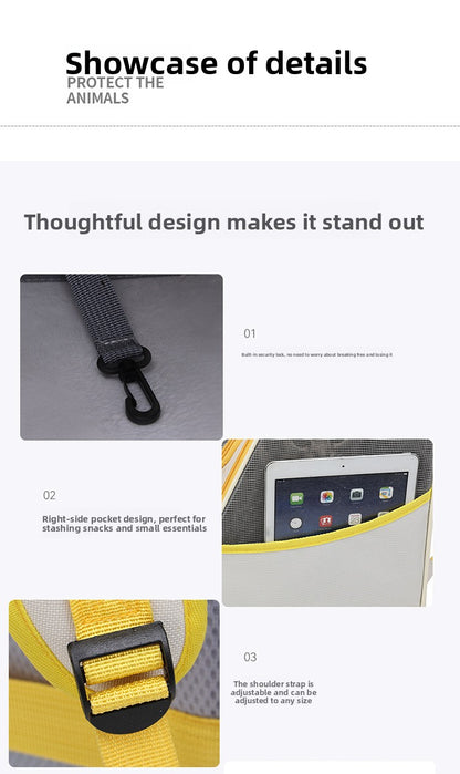 Outdoor Portable Space Capsule Breathable Pet Cat Dog Backpack Bag