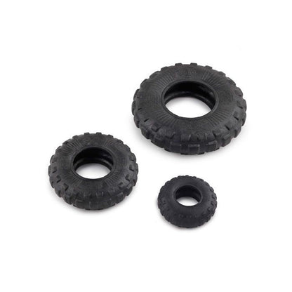 Durable Interactive Dog Chew Tire Toy with Food Hiding Fun