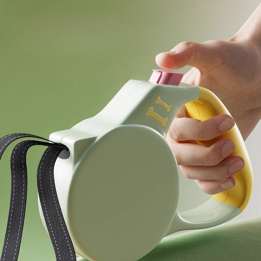 Anti Escape Automatic Retractable Walking Rope Leash for Teddy Corgi Small Medium Dogs Cats