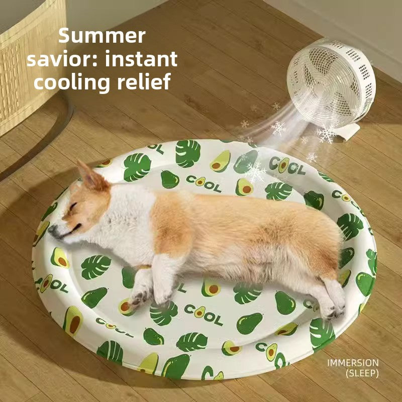 Dog Bed Cat Ice Nest Summer Cooling Mat for Pets' Restful Sleep