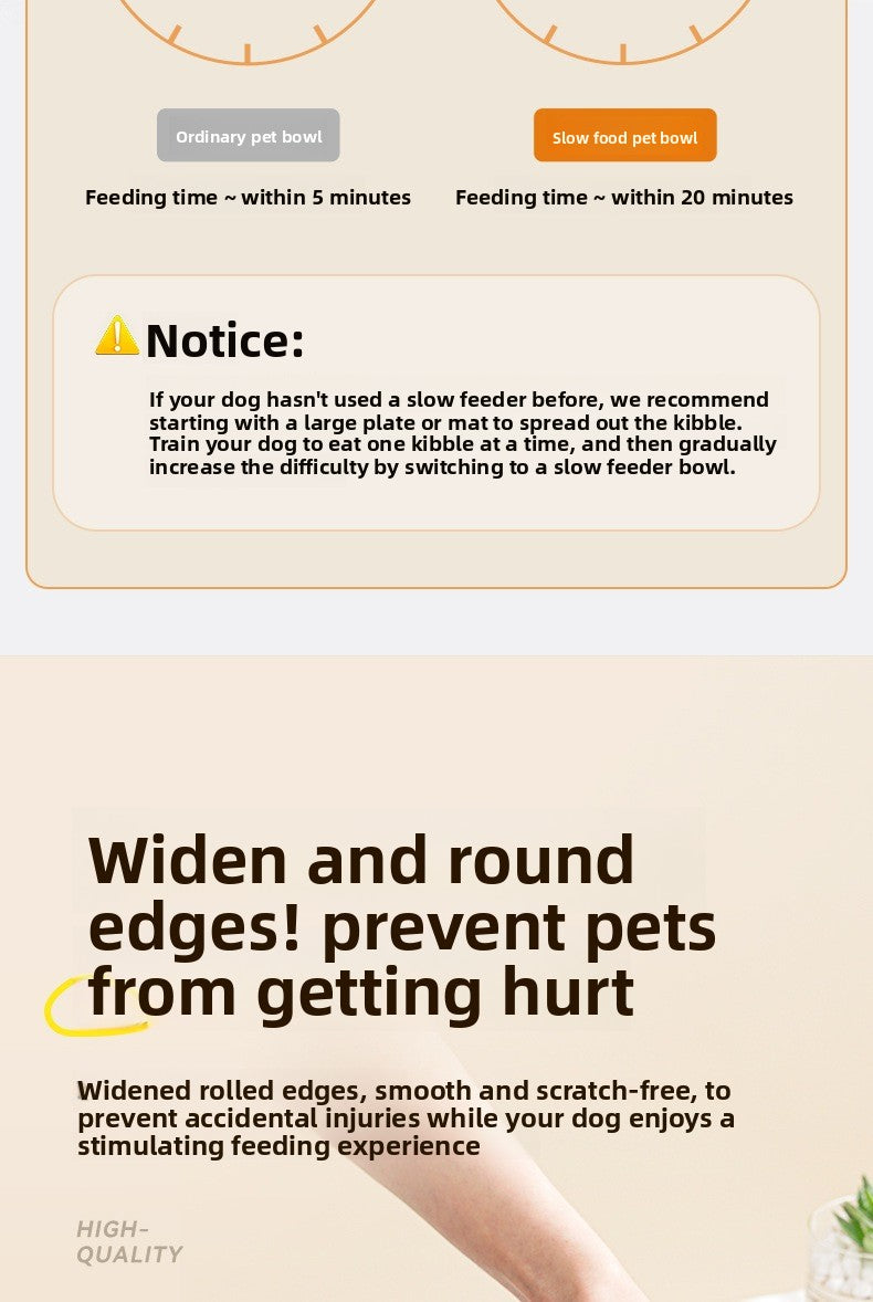 304 Stainless Steel Slow Feeder Heart Bowl for Cats and Dogs