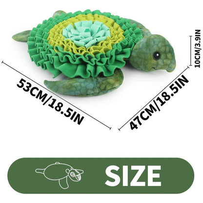Turtle Design Pet Sniffing Mat for Safe Slow Feeding Small Medium Dogs