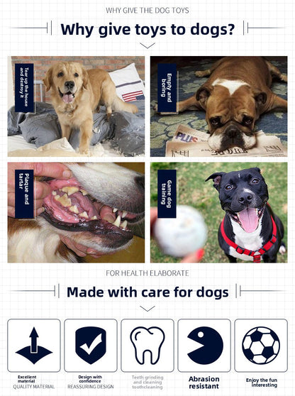 Interactive Dog Training Woven Bell Rubber Chew Ball with Colorful Design