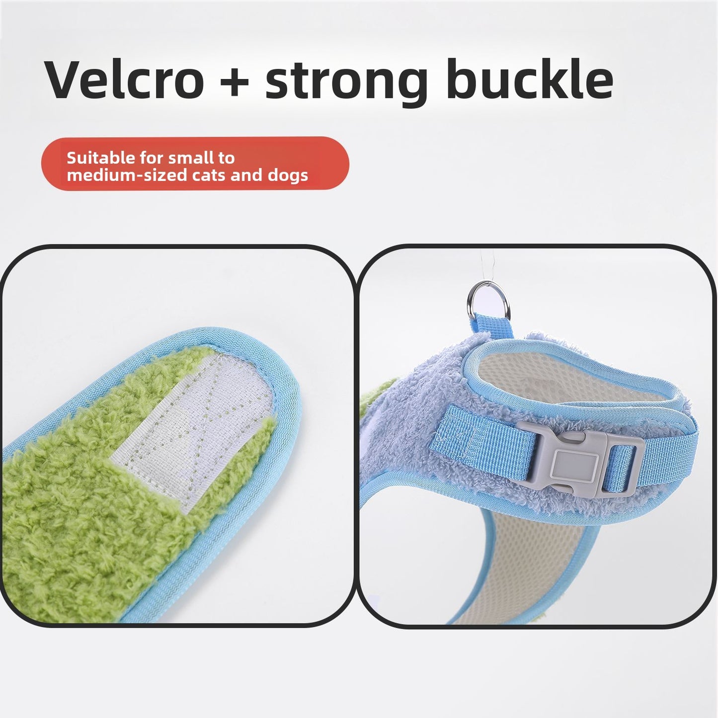 Adjustable Cat Harness and Leash No Pull Anti Escape Breathable Mesh Vest for Walking Reflective Strap Comfort Fit Small Medium Large Cats