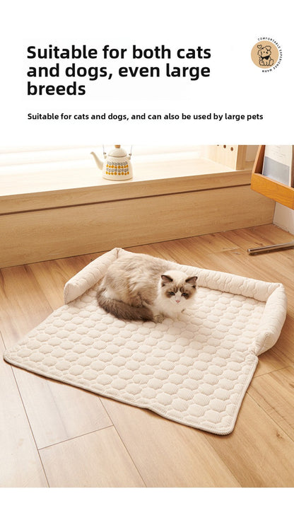 Premium Thickened Pet Sofa Cushion Non-Slip Dog Bed Cat Bed Washable Anti Scratch Furniture Protector for Large Medium Dogs Cats