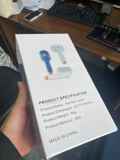 Gentle Needle Comb for Cats and Dogs Premium Pet Hair Brush to Remove Loose Hair and Reduce Shedding Detangling Comb for Pet Grooming at Home