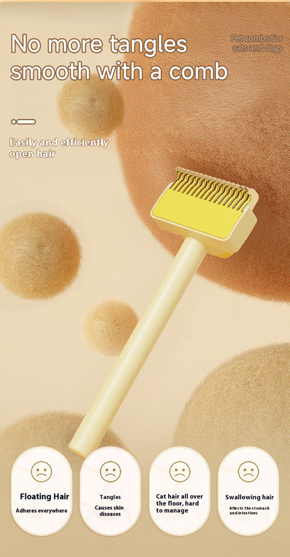 Pet Dematting Thinning Comb for Dogs Cats Removing Loose Hair