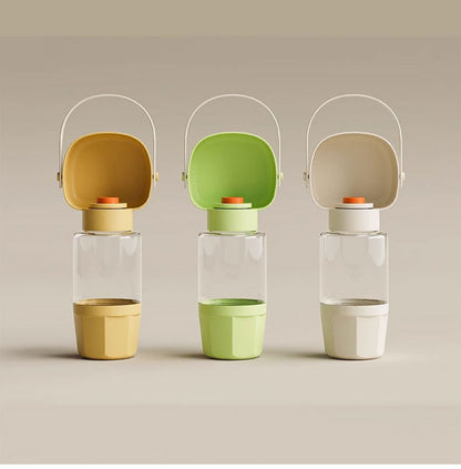 Leakproof Portable Dog Water Bottle Outdoor Travel Water Dispenser with Collapsible Bowl for Dogs On The Go Walking Hiking Camping and Travel