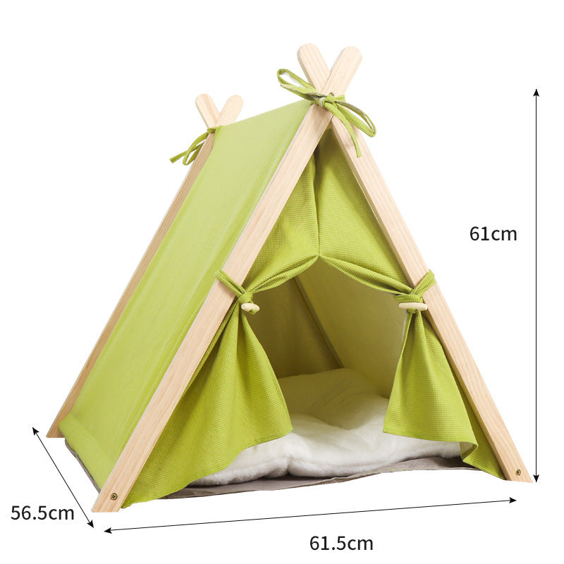 Pet Tent Dog House All-Season Universal Detachable Washable Enclosed Indoor Cat Winter Warm Cat Tent Cat House