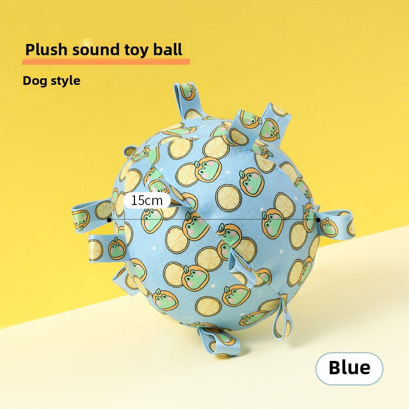 Pet Self-Hi Bite-Resistant Toy Ball Bell Sound