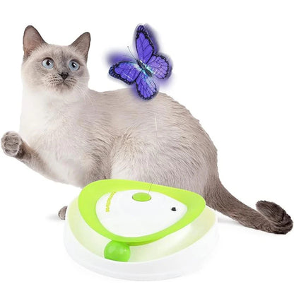 Self-Entertaining Electric Cat Toy 360-Degree Automatic Butterfly Ball Fun