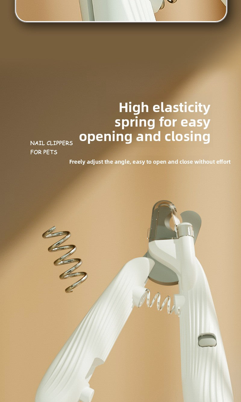 New Pet Nail Clippers with LED Light for Blood Line Observation, Dog Nail Clippers for Beginners, Pet Supplies