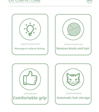 Pet Supplies New Style Shell Comb for Cat Grooming Massage