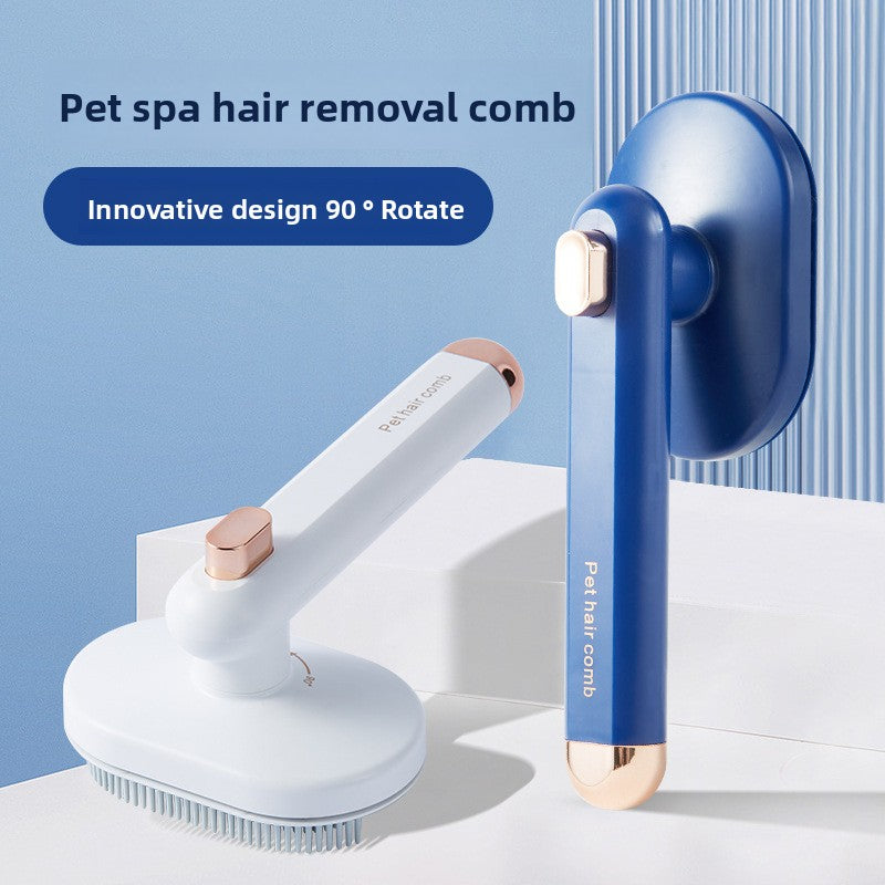 Gentle Needle Comb for Cats and Dogs Premium Pet Hair Brush to Remove Loose Hair and Reduce Shedding Detangling Comb for Pet Grooming at Home