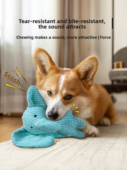 Durable Charging Duck Chew Teething Plush Elephant Pet Donkey Toy