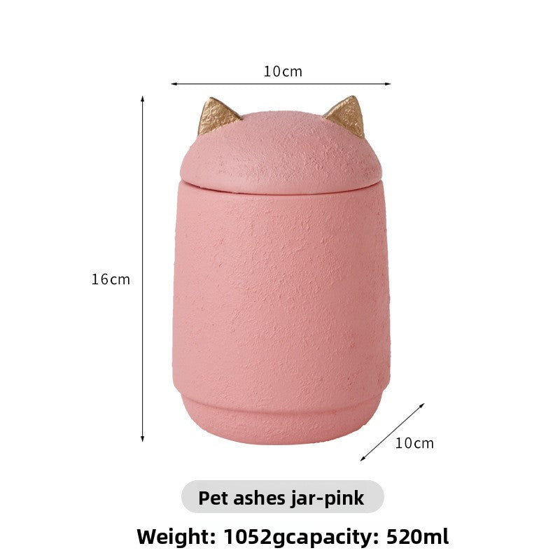 Urne funéraire pour petits chiens et chats, coffret souvenir pour cendres avec motif d'empreinte de patte gravée 