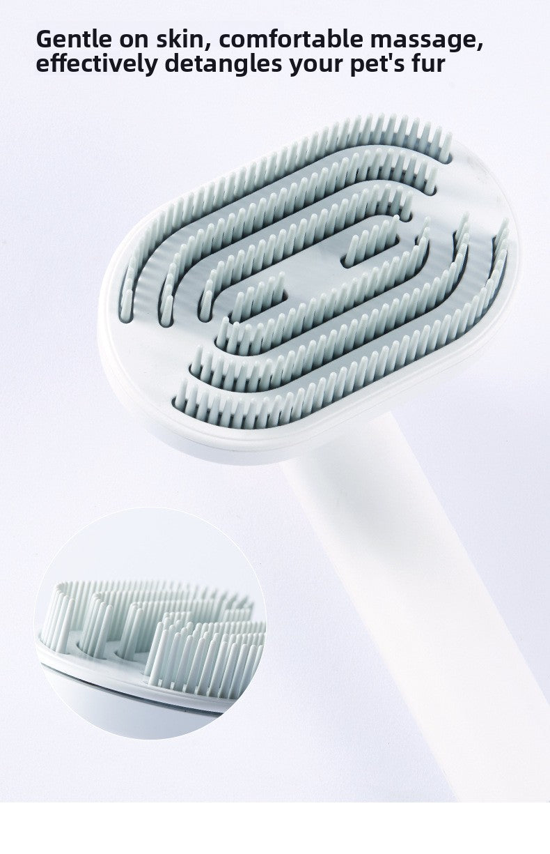 Gentle Needle Comb for Cats and Dogs Premium Pet Hair Brush to Remove Loose Hair and Reduce Shedding Detangling Comb for Pet Grooming at Home