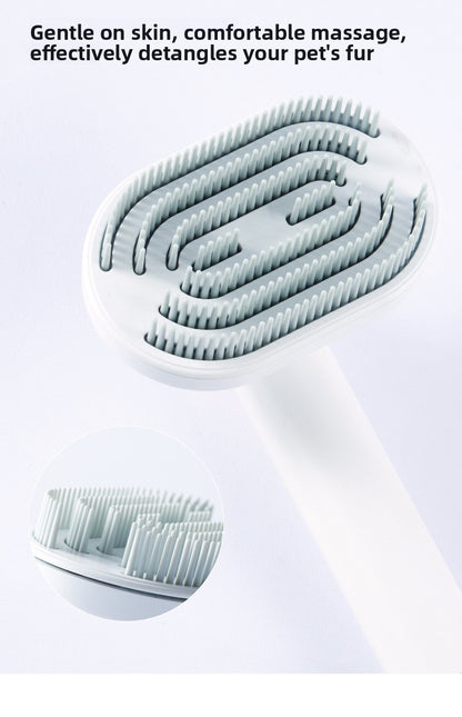 Gentle Needle Comb for Cats and Dogs Premium Pet Hair Brush to Remove Loose Hair and Reduce Shedding Detangling Comb for Pet Grooming at Home