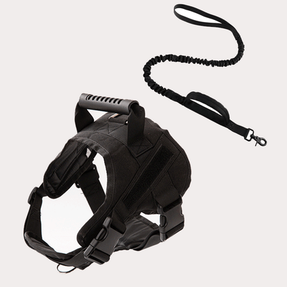 Tactical Dog Harness Quick Release No Pull Pet Vest for Medium Large Dogs German Shepherd Golden Retriever Training with Leash