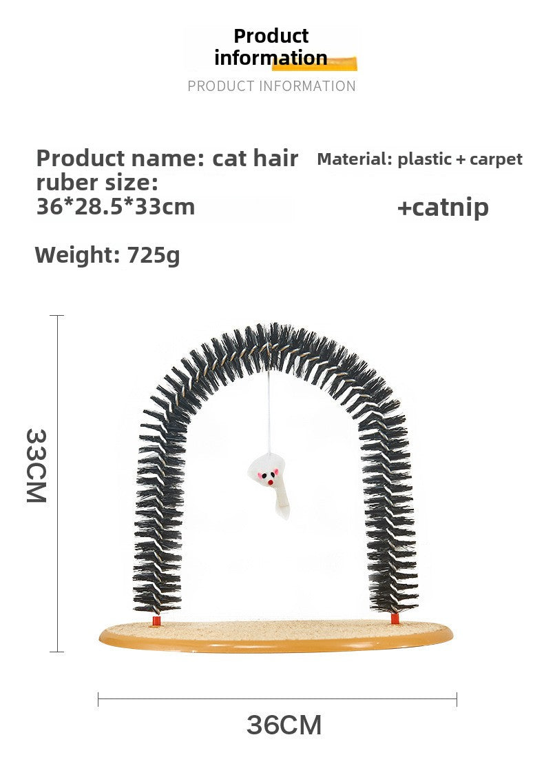 Pet Grooming Arch Scratcher Self-Entertainment Toy