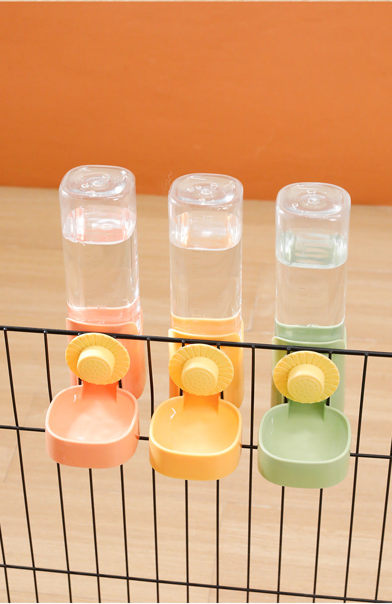 Original Daisy Hanging Cage Automatic Pet Water Dispenser Large Capacity Dog Cat Water Bottle Feeder