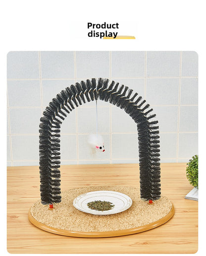 Pet Grooming Arch Scratcher Self-Entertainment Toy