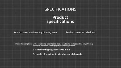 Cat SelfEntertainment Gadget Teaser Wand Durable Scratching Post MultiPlate Ball Bell Maze Board