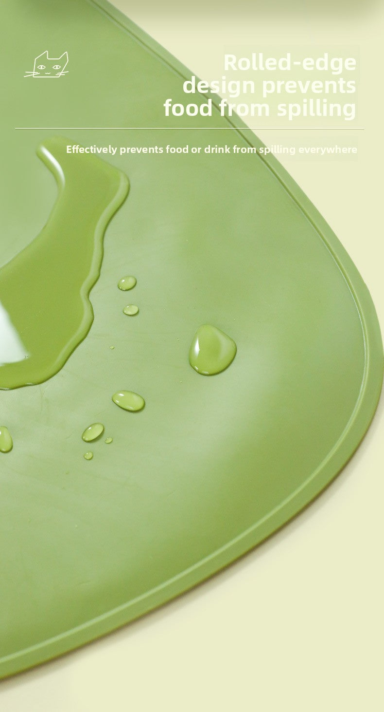 Cat Bowl Waterproof Non-Slip Mat for Pet Supplies