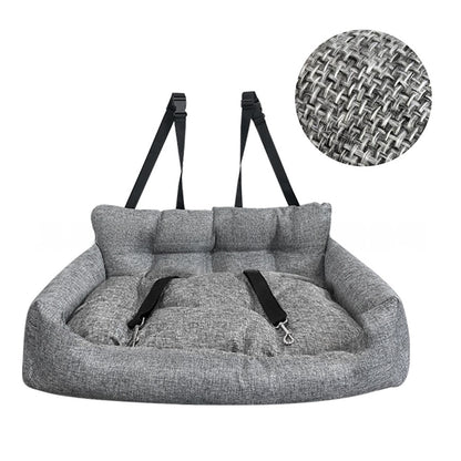 Premium Pet Car Seat for Dogs and Cats Comfortable Travel Bed with Non-Slip Mat Washable Car Sofa Cushion