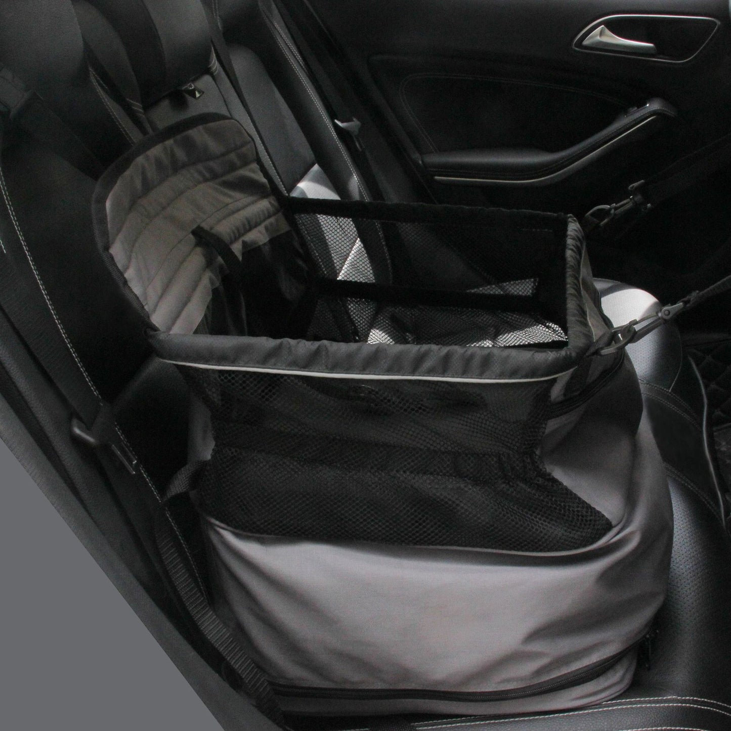 Pet Carrier Car Hanging Nest Gray Pet Travel Mat Pet Seat Dog Cat Front Seat Nest